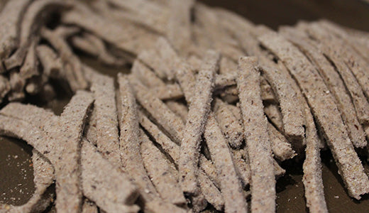 pizzoccheri freschi sulla spianatoia